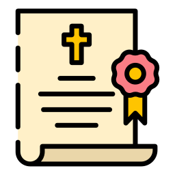 Death certificate icon