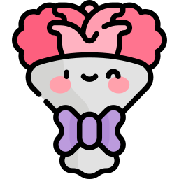 Flower bouquet icon