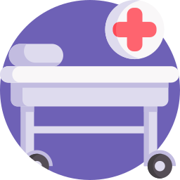 Hospital bed icon