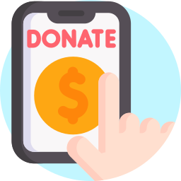 Пожертвование онлайн иконка