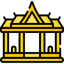 Golden palace icon