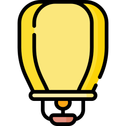 Sky lantern icon