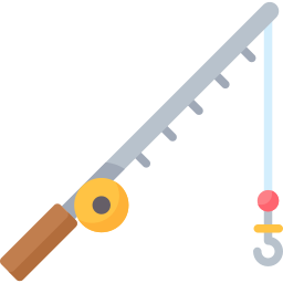 canna da pesca icona