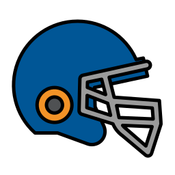 Football helmet icon