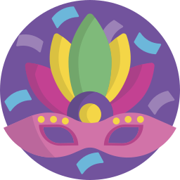 máscara-carnaval icono