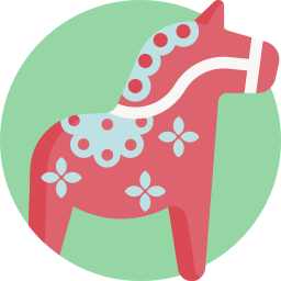 Dalecarlian horse icon