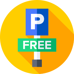parcheggio gratuito icona