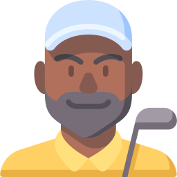 jogador de golfe Ícone