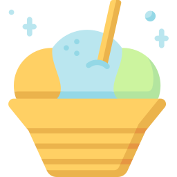 Shaved ice icon