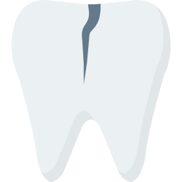 Broken tooth icon