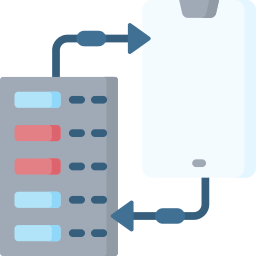 transferencia de datos icono