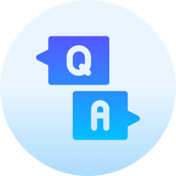 Question and answer icon