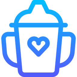 Baby mug icon