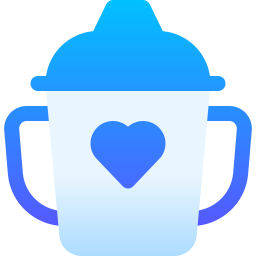 Baby mug icon