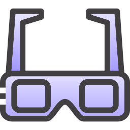 3d glasses icon