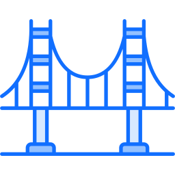 Golden gate bridge icon