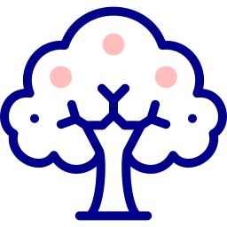 albero da frutta icona