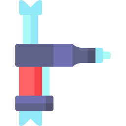 Hydraulic ram icon
