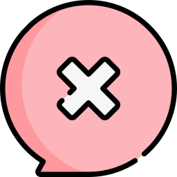 Cross mark icon