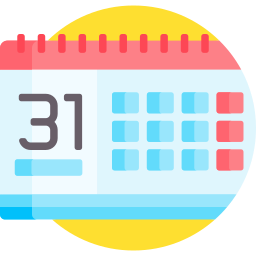 Desk calendar icon
