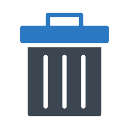 Trash bin icon