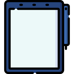 tablette à stylet Icône
