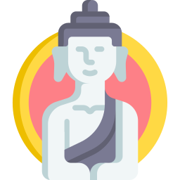 statua di buddha icona