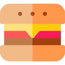 dubbele cheeseburger icoon