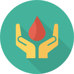 Blood donation icon