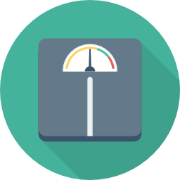 Weight scale icon