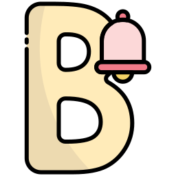 letter b icoon