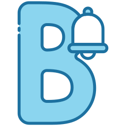 letter b icoon