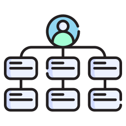 Hierarchical structure icon