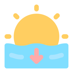 zachód słońca ikona