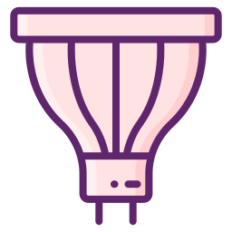 lampa halogenowa ikona
