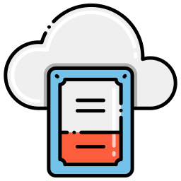 Cloud storage icon