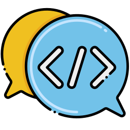 Coding language icon