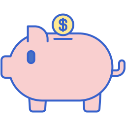 Piggy bank icon