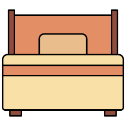 Single bed icon