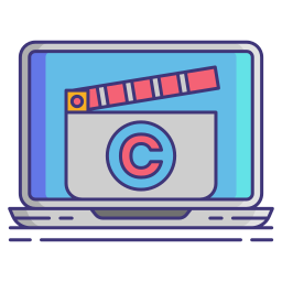 chronione prawami autorskimi ikona