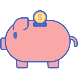 Piggy bank icon