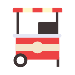 Food cart icon