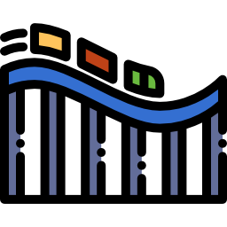 montagne russe icona