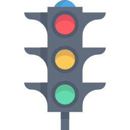 Traffic sign icon