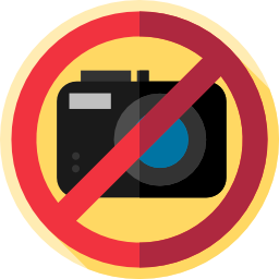 No picture taking icon