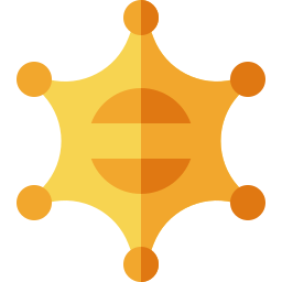 distintivo de xerife Ícone