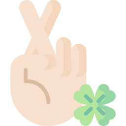 십자 손가락 icon