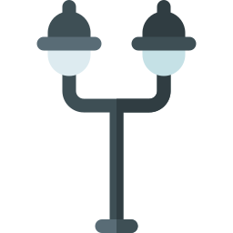 Street lamp icon