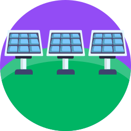 energía solar icono