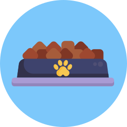 Pet bowl icon